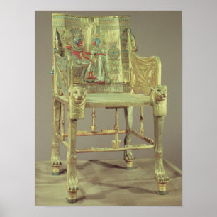 Póster O trono do reino novo de Tutankhamun