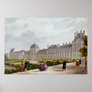 Póster O Tuileries durante a restauração