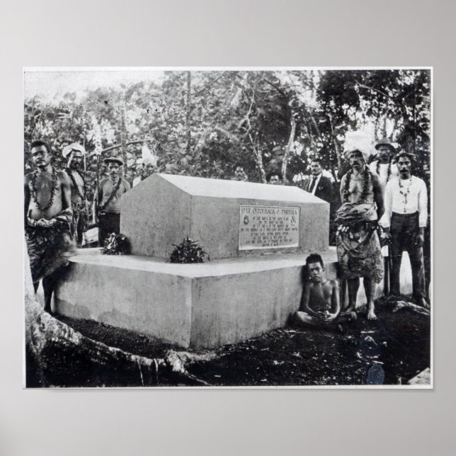 Póster O Tumba de Tusitala (Frente)