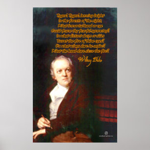 Póster O Tyger por William Blake
