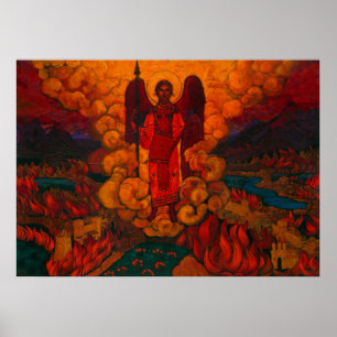 Poster O último anjo de Nicholas Roerich