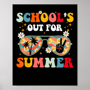 Poster O último dia da escola está fora para o verão.