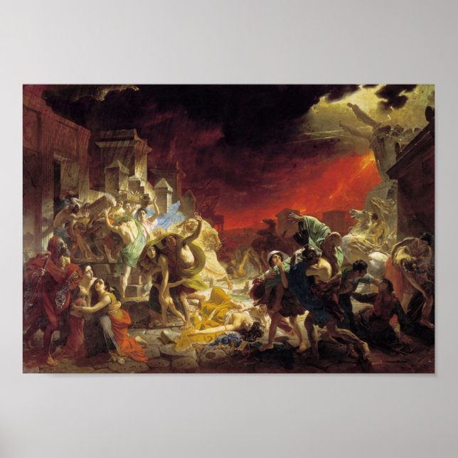 Poster O Último Dia de Pompeia (Frente)