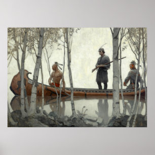 Poster O Último dos Moicanos por N. C. Wyeth