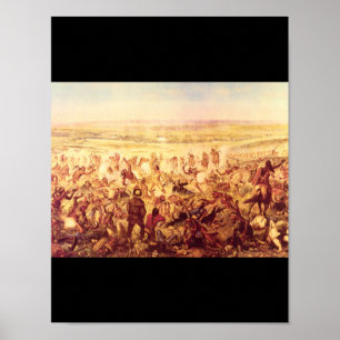 Póster O último Fight', Unknown_Art de Custer de Améric