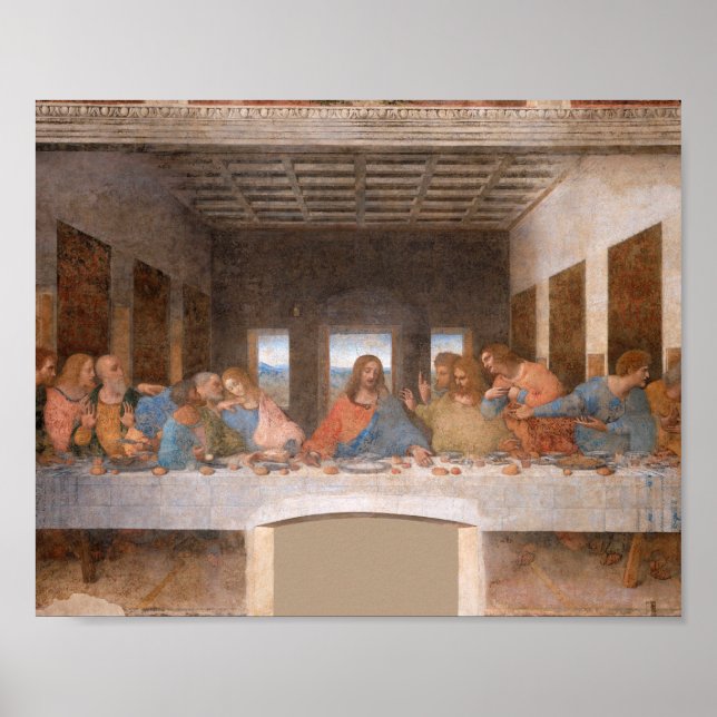 Poster O último jantar de Leonardo Da Vinci (Frente)