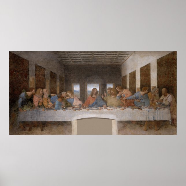 Poster O último jantar de Leonardo Da Vinci (Frente)