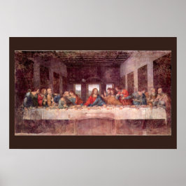 Póster O último jantar de Leonardo da Vinci, Renascença