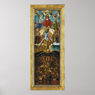 Póster O último julgamento daqui até janeiro Van Eyck