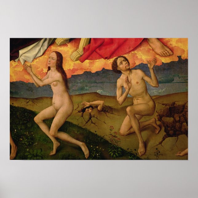 Póster O último julgamento, detalhe da ressurreição (Frente)