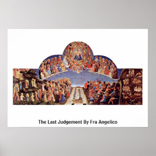 Póster O último julgamento por Fra Angelico