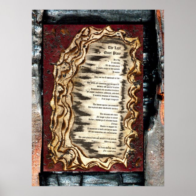 Póster O último lugar silencioso (Frente)