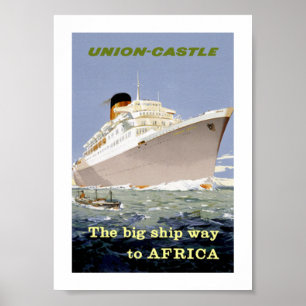 Póster O União-Castelo "o grande envia a maneira a Áfri