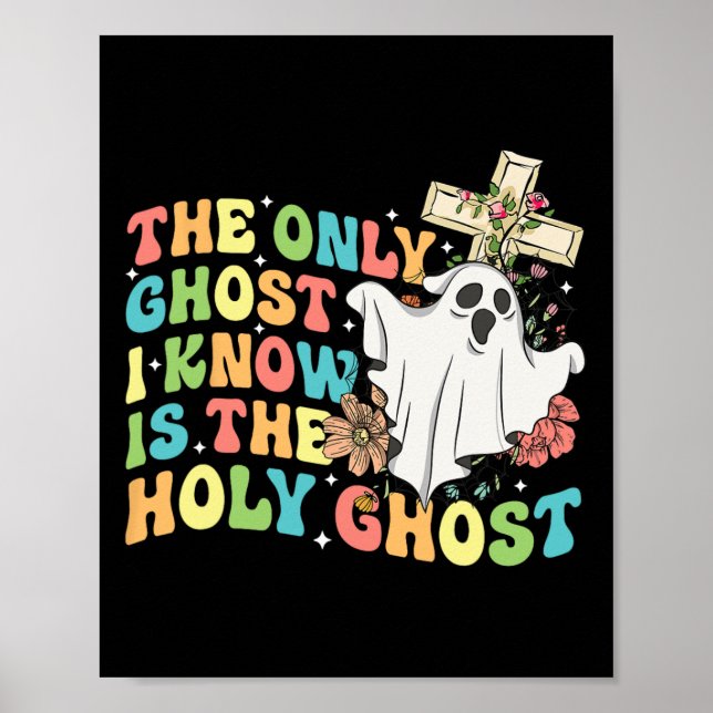 Poster O Único Fantasma Que Conheço É O Santo Fantasma Cr (Frente)
