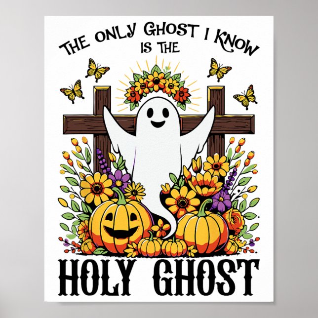 Poster O Único Fantasma Que Conheço É O Santo Fantasma En (Frente)