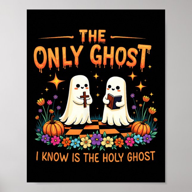 Poster O Único Fantasma Que Conheço É O Santo Fantasma Je (Frente)