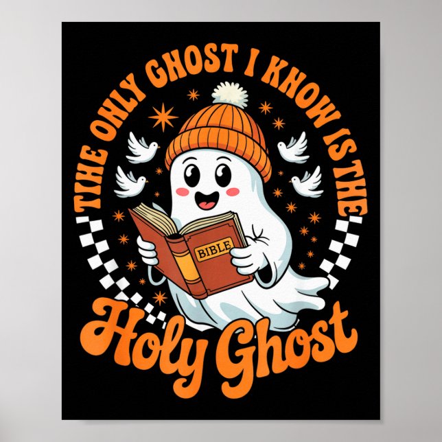 Poster O Único Fantasma Que Eu Conheço É O Sagrado Hallow (Frente)