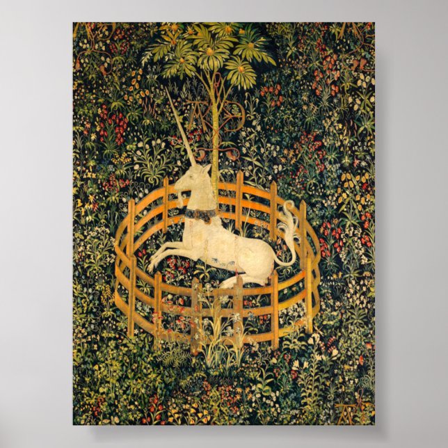 Poster O Unicórnio em cativeiro (Frente)