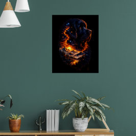 Poster O Universo Dentro de um Newf