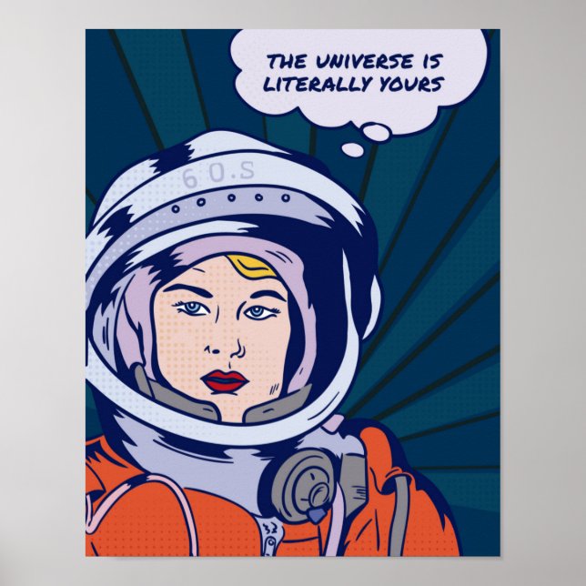 Poster O universo é seu inspirador (Frente)