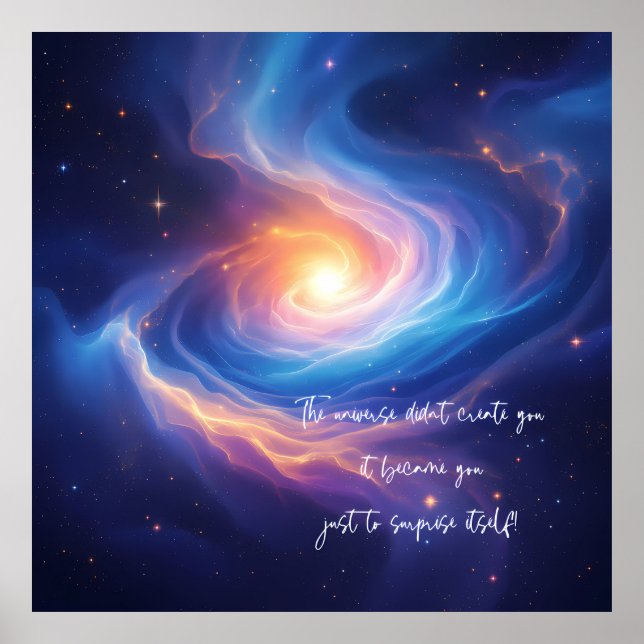 Poster O Universo Te Tornou Surpresa! (Frente)