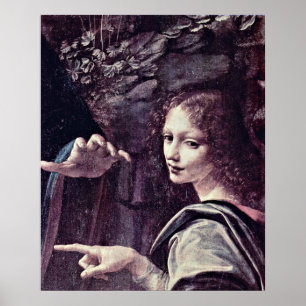 Póster O Uriel dos anjos" por Leonardo di ser Piero da