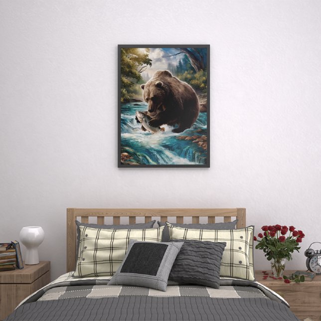 Poster O Urso Com O Peixe Ouro (Criador carregado)