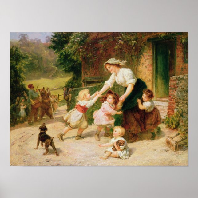 Póster O Urso Dançante (Frente)