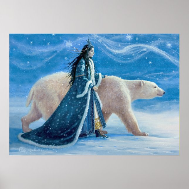 Poster O Urso Polar e a Princesa da Neve (Frente)