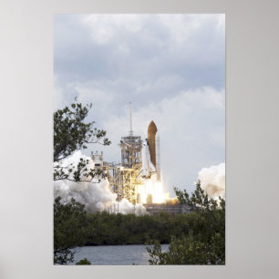 Póster O vaivém espacial Atlantis tira 6