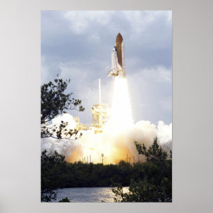 Póster O vaivém espacial Atlantis tira 7