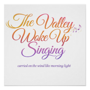 Póster O Vale Acordou Cantando – Poético Nascer do Sol