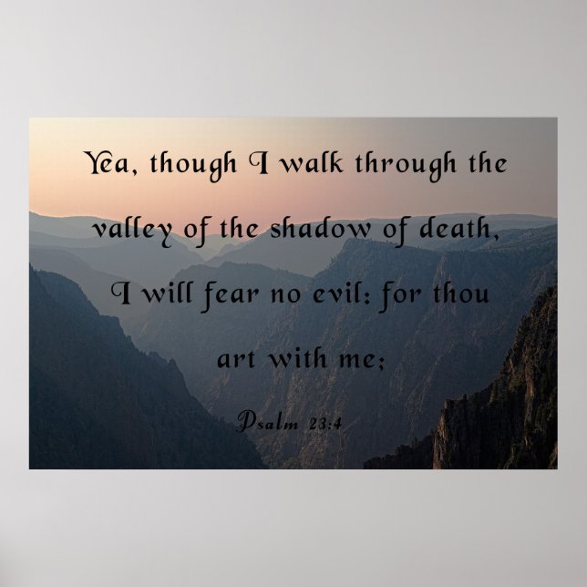 Poster O Vale da Sombra da Morte (Frente)