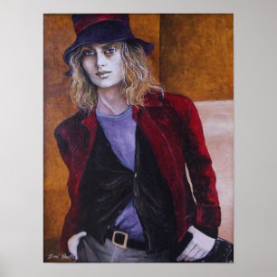 Póster O vampiro - arte original pelo cervo de Dori