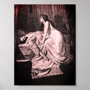 Poster O Vampiro (Philip Burne-Jones, 1897)
