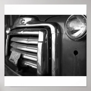 Póster O velho caminhão de cultivo do GMC que fotografei.