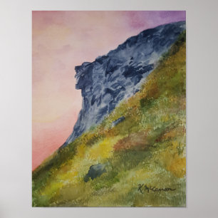 Poster O Velho da Montanha, NH Watercolor