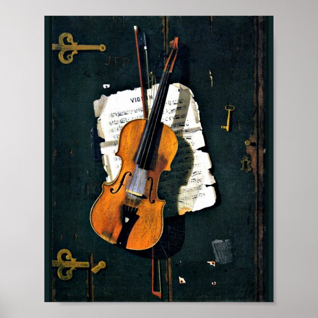 Poster O Velho Violino - John Peto (Frente)