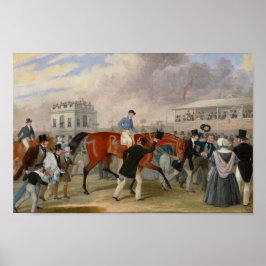 Poster O Vencedor Derby da Corrida de Cavalos Vintage 184