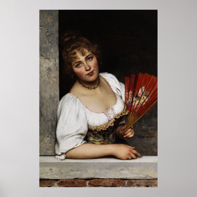 Poster O ventilador vermelho (Frente)