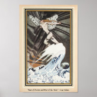 O Vento do Norte atravessa o mar Kay Nielsen