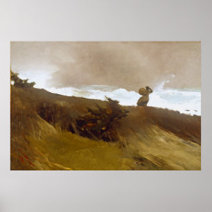 Póster O Vento Ocidental, por Winslow Homer