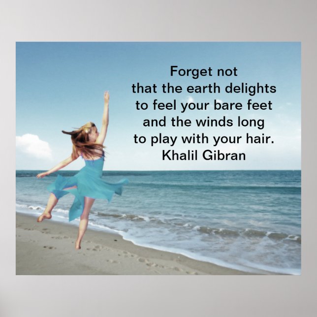 Póster O vento quer brincar com o seu cabelo (Frente)