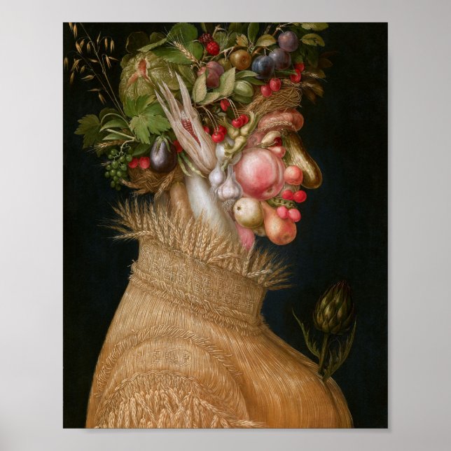 Poster O Verão, Arcimboldo (Frente)