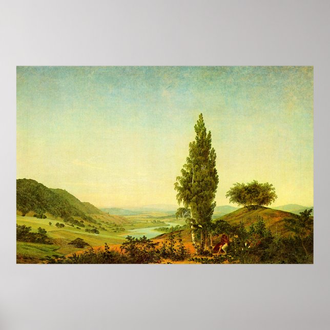 Poster O Verão, Caspar David Friedrich, (Frente)