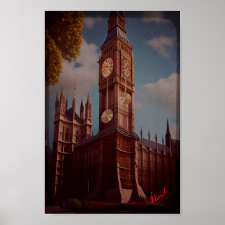 Poster O Verdadeiro Big Ben - Gen AI