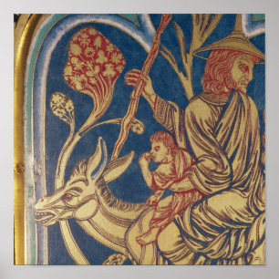 Póster O Verduner Altar, detalhe de uma borda do painel