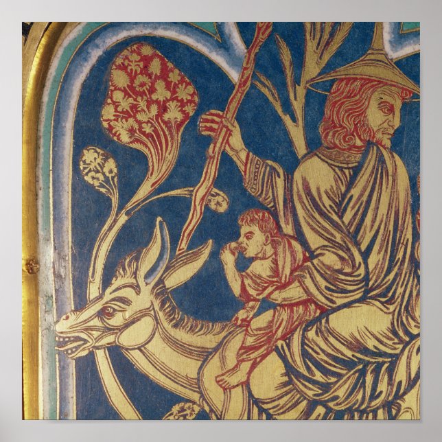 Póster O Verduner Altar, detalhe de uma borda do painel (Frente)