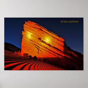 Póster O vermelho balança o anfiteatro