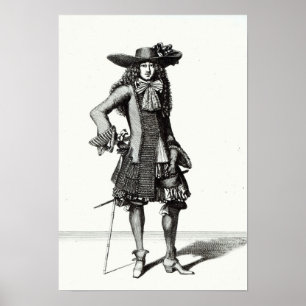 Poster O vestido da espada do verão, 1675